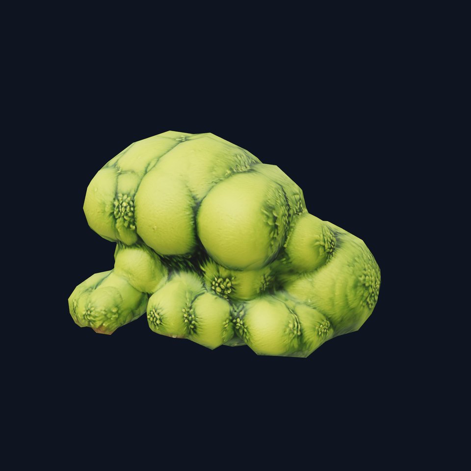 Vibrant Moss Cluster model pack